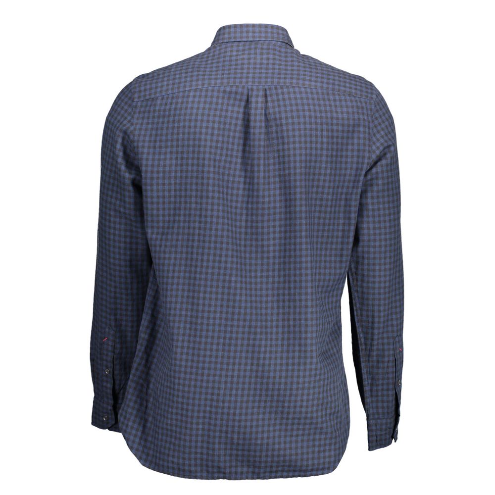 US POLO ASSN. Blue cotton shirt for men